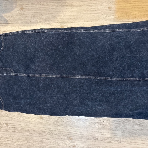 Worn Once! Hardtail Maxi Denim Pencil Skirt Size L - Picture 3 of 4